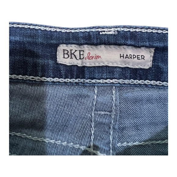 BKE  Buckle Harper Thick Stitch Skinny Denim Jeans Stretch 27R x 31 1/2” - Picture 6 of 9